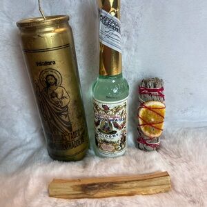 Gold Saint Jude 7 days Candle